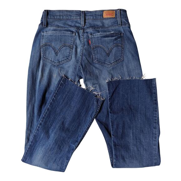 Levi’s Too Superlow Bootcut Jeans Women’s Size 24 Blue Medium Wash Denim - Picture 2 of 7